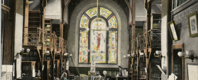 img: historical photo of library interior